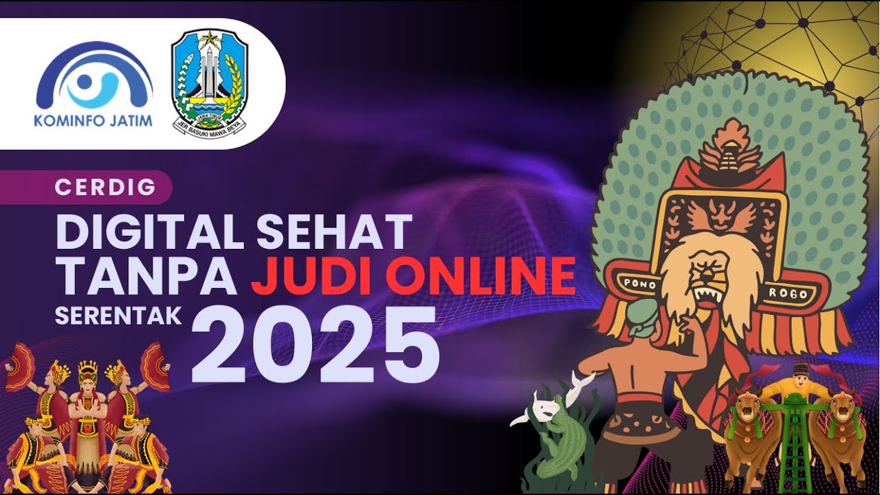 🔴LIVE SOSIALISASI DAN DEKLARASI JATIM ANTI JUDI ONLINE  |  DIGITAL SEHAT TANPA JUDI ONLINE