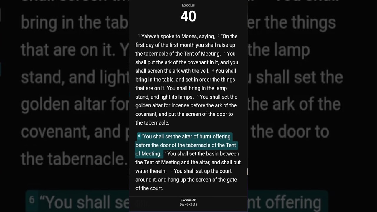 Feb 15th, Day 46 - VIDEO PODCAST - Reading The One Year Bible Together