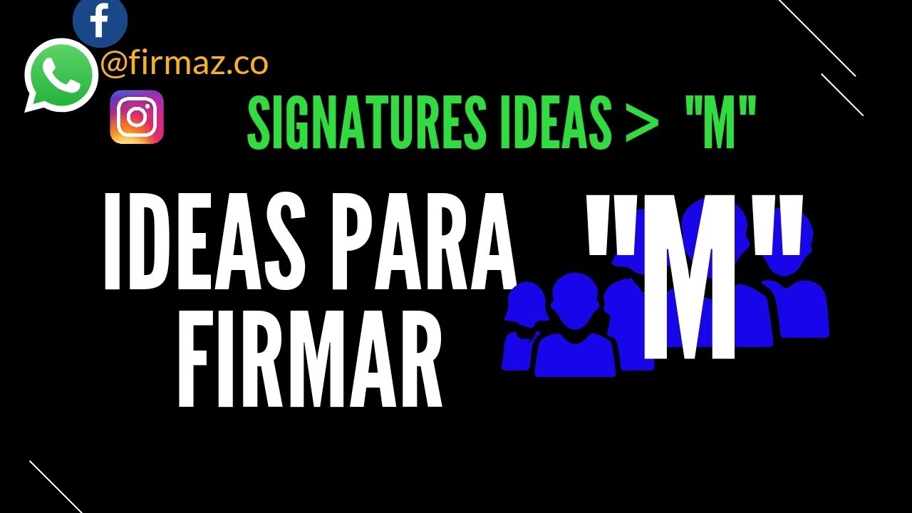 3 ideas ✅ for ELEGANT signatures with M #signature #signatures #signatures #viralvideo