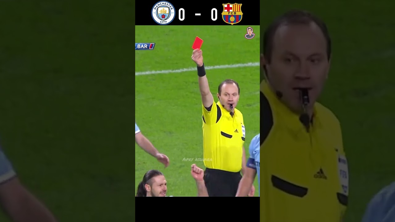 Manchester City vs Barcelona 2014 Champions League Round Of 16 #short #shorts #football #youtube
