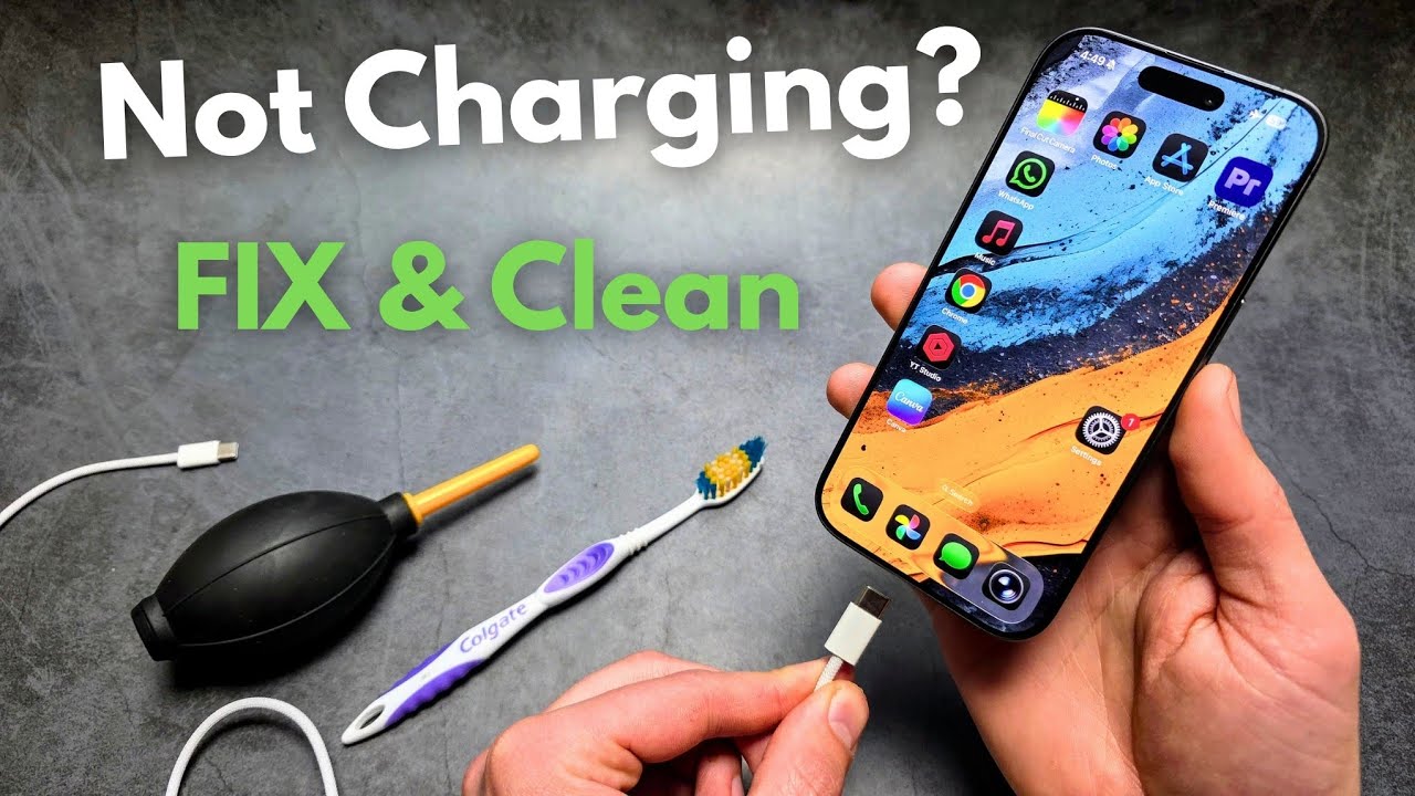 iPhone 17 Pro NOT CHARGING? How to FIX & Clean Type-C Port  ( 17 Pro / 17 Pro Max )