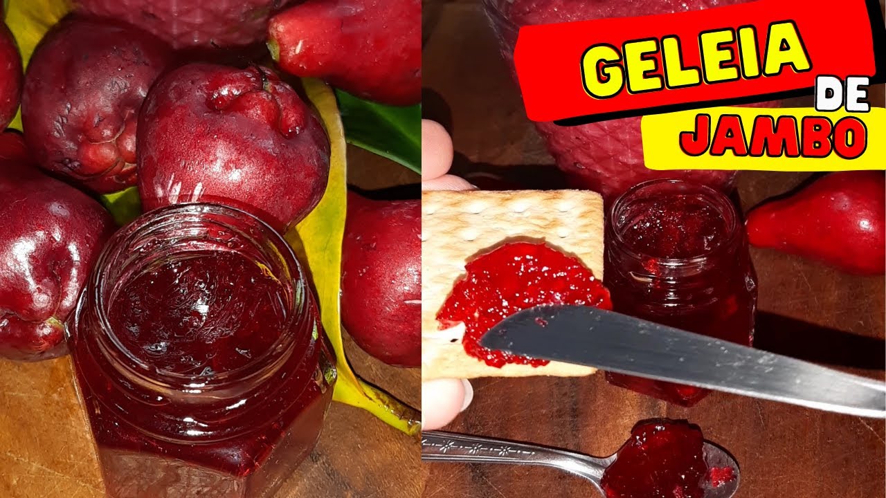 COMO FAZER GELEIA DE JAMBO VERMELHO FÁCIL e RÁPIDO