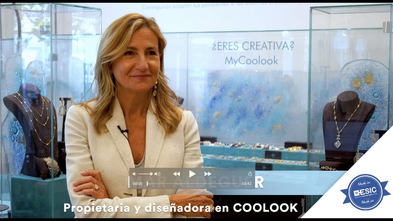 Mar Aldeguer, propietaria y dise&ntilde;adora de la firma Coolook, visita#MadeInESIC