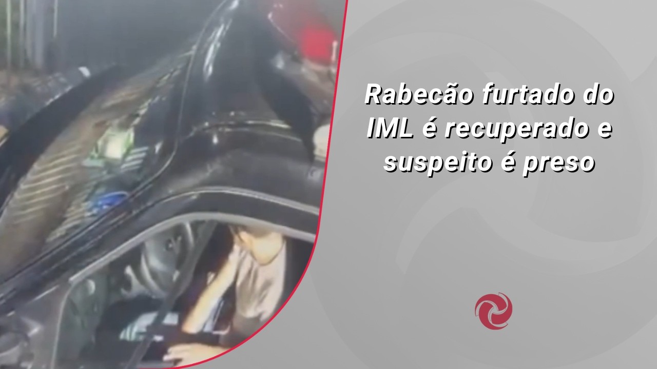 Rabec&atilde;o furtado do IML &eacute; recuperado e suspeito &eacute; preso