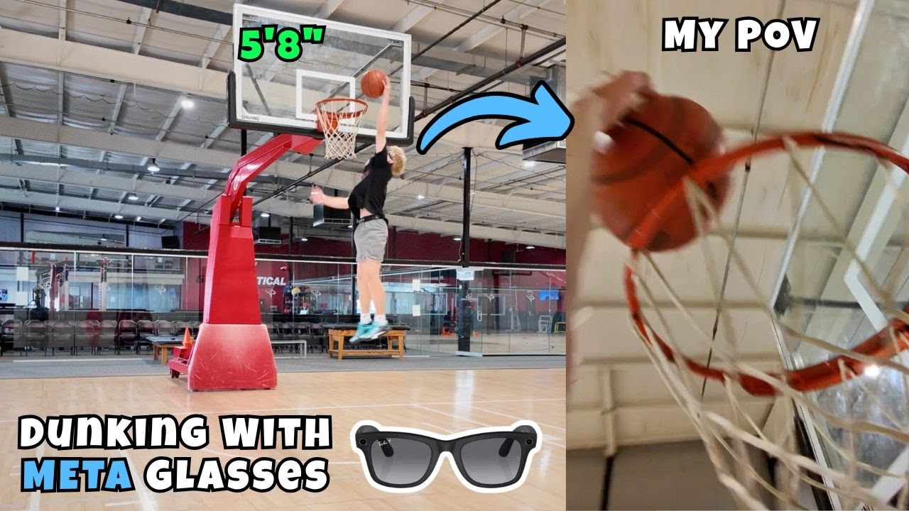 I Dunked With META Glasses! - 5'8