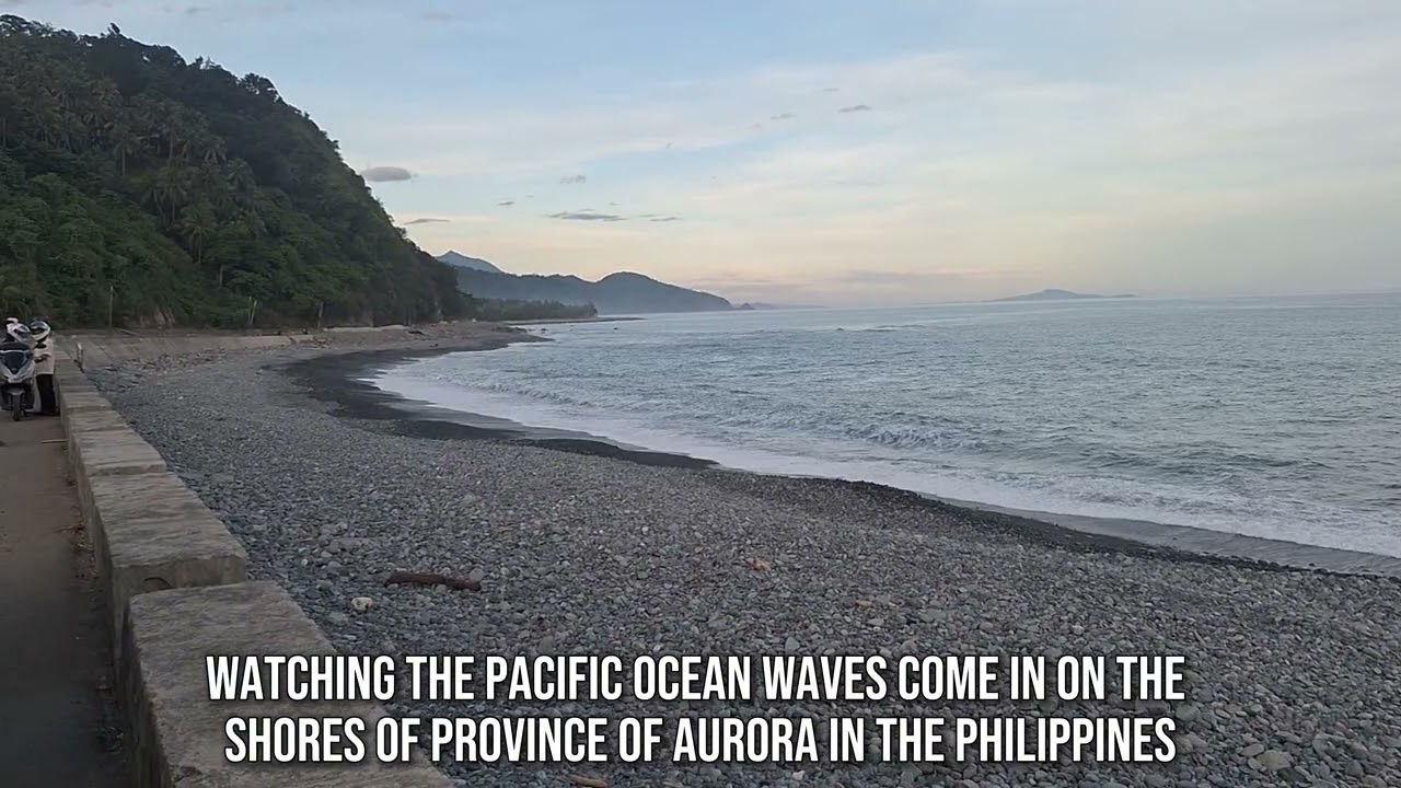 Watching the Pacific Ocean Waves #philippines #aurora #travel #vacation #adventure