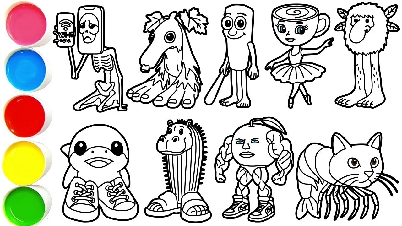Draw Nine Amazing Italian Meme Creatures in Just Minutes - Tung Tung Sahur, Pot Hotspot Bro & others