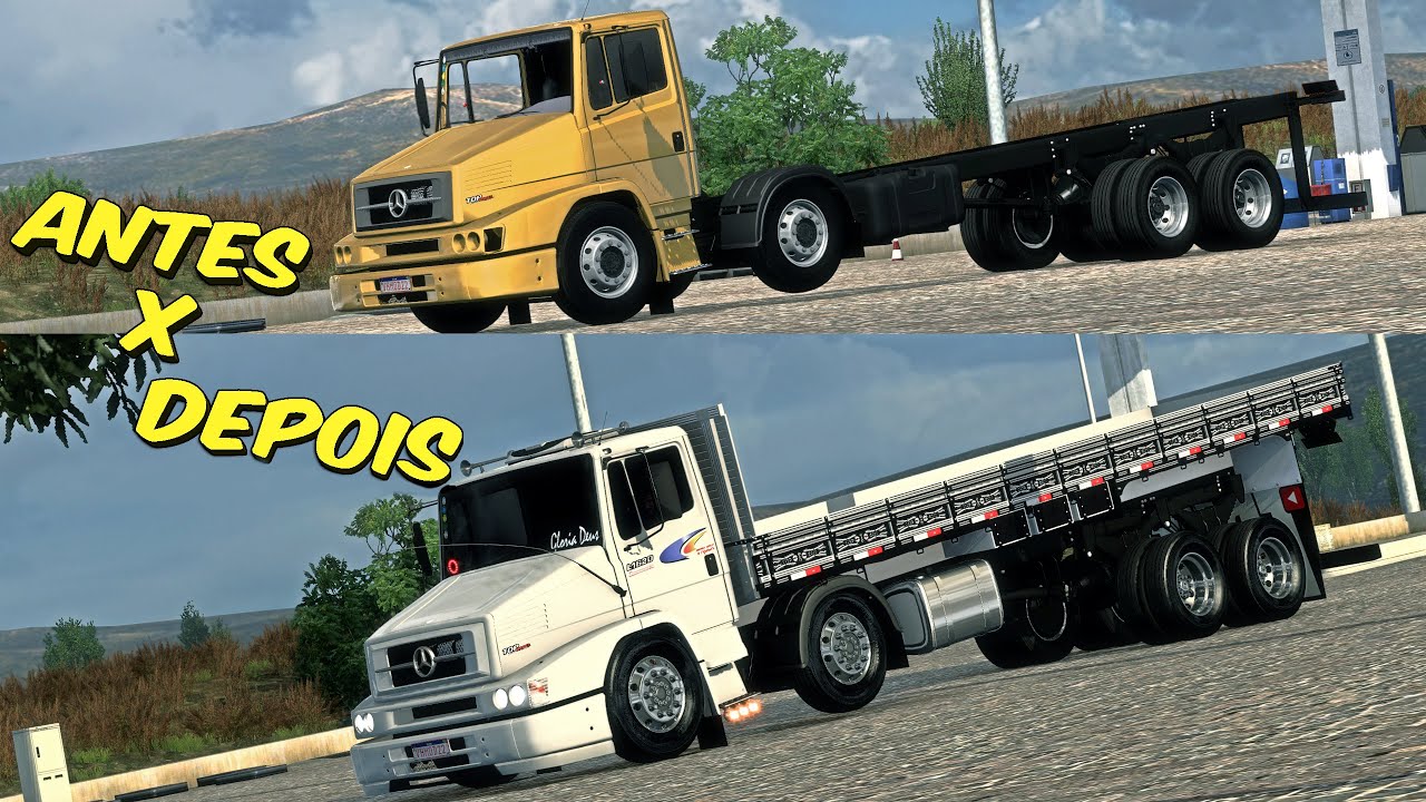 QUALIFICANDO O 1620 BI-TRUCK - MOD DIFERENCIADO - ETS 2 MODS BR
