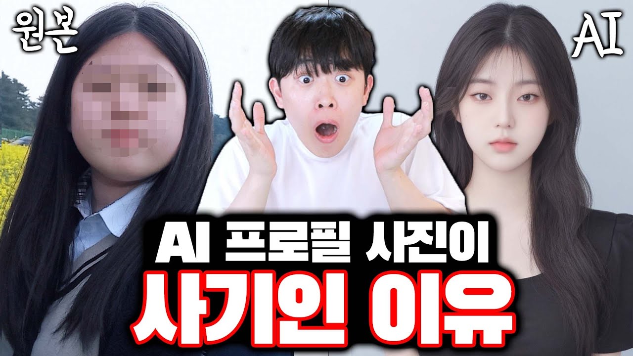 AI 프로필 사진이 사기인 이유ㄷㄷ