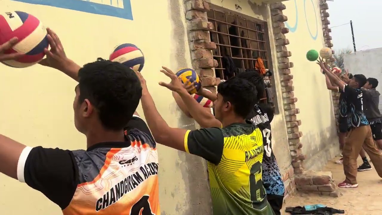 Pass practice with wall basic skill in Chandgiram Academy 9991019632