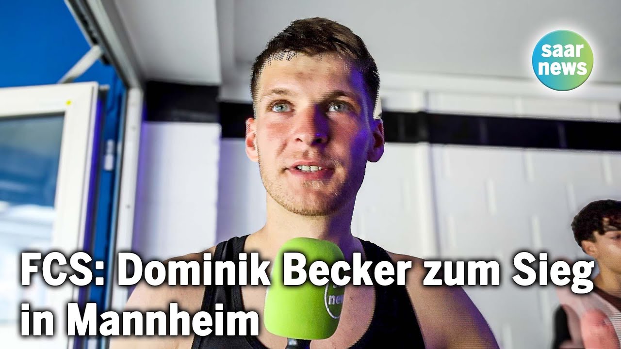 Dominik Becker zum Sieg in Mannheim
