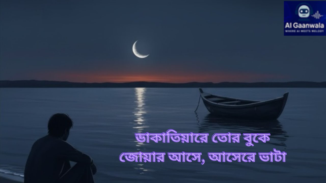 ডাকাতিয়ার বুকে জোয়ার |ভাটিয়ালি |বিরহের গান | Folk Song |AI Gaanwala |  Official Bengali AI Song |