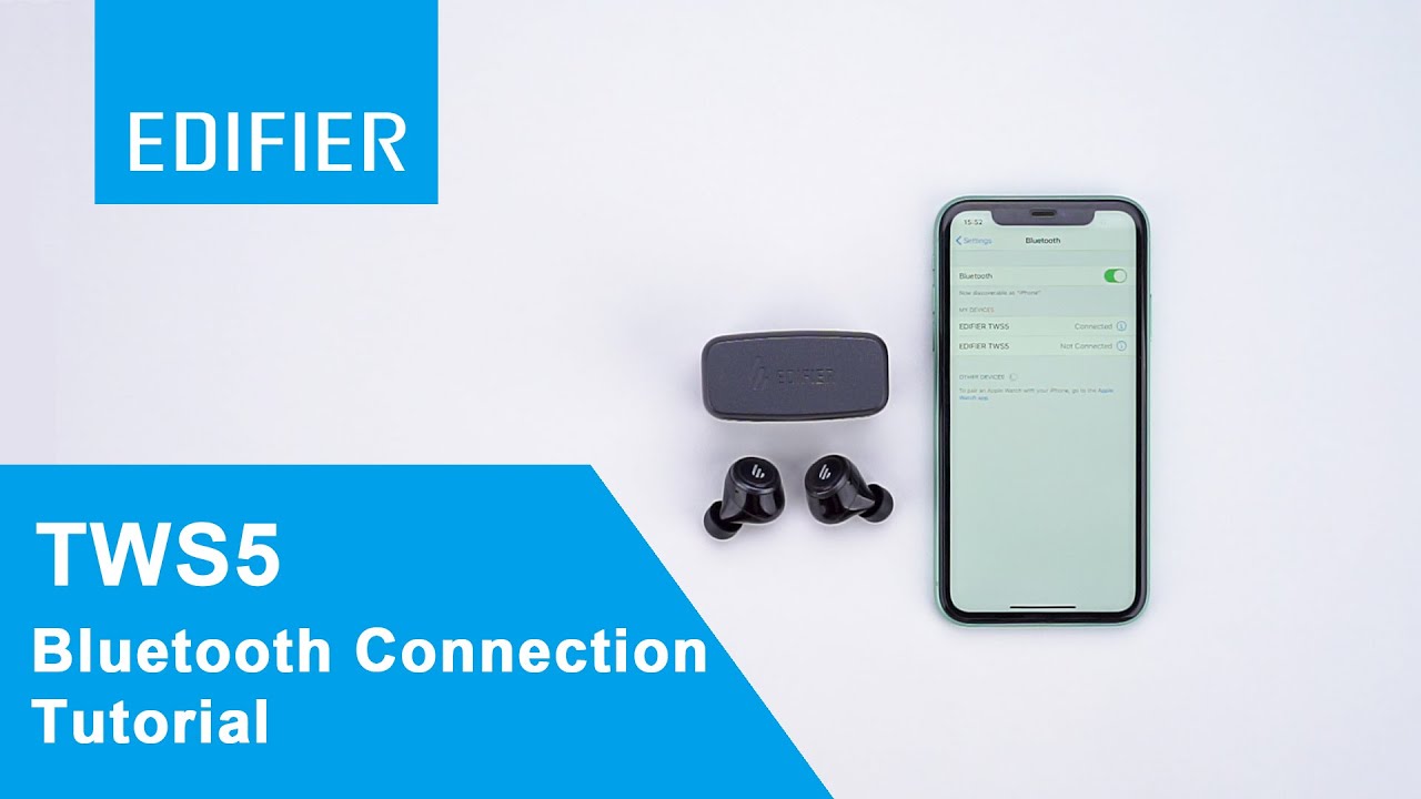 Edifier TWS5 Bluetooth Connection Tutorial