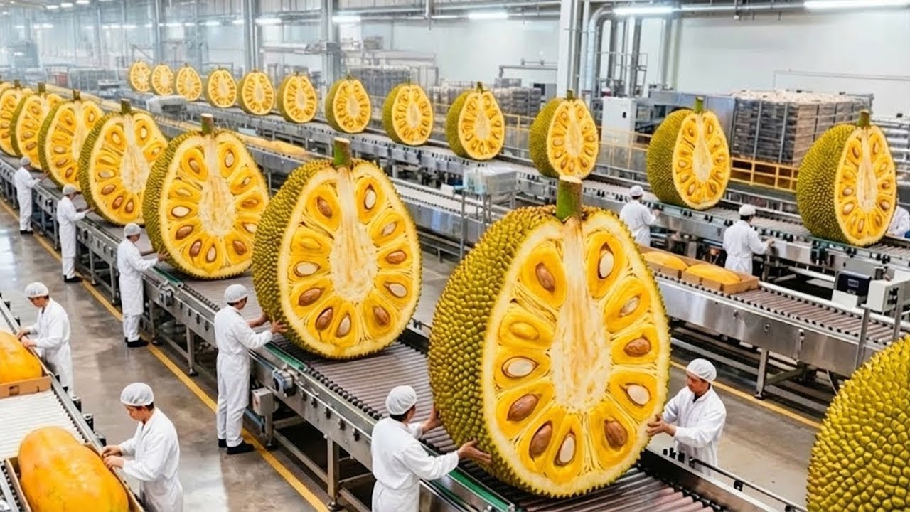 Inside a Modern Jackfruit Chips Factory USA - How They Make the Perfect Crunch (Full Process)