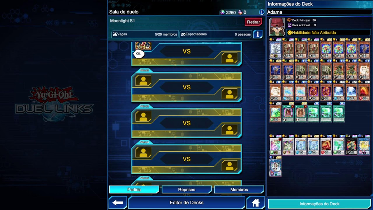 Em busca do KOG Duel Links (testando a box) (Torneio Moonlight sem skill)