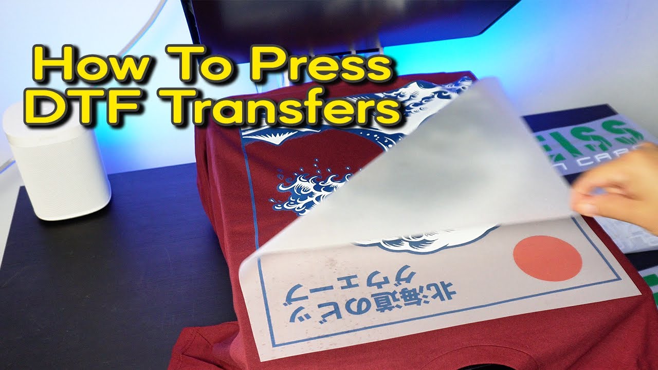 Как правильно нажимать DTF-трансферы от Pro World