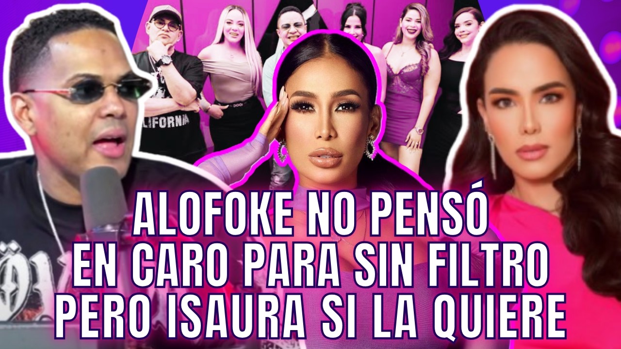 ALOFOKE NO PENSÓ EN CARO PARA SIN FILTRO E ISAURA LA QUIERE PARA SU JUEGO DE DAMAS