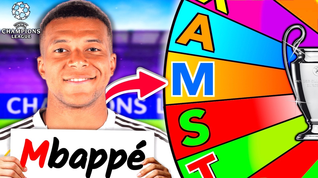 Kann ich die CHAMPIONS LEAGUE mit einem Team vom BUCHSTABEN GLÜCKSRAD gewinnen? 👀🏆