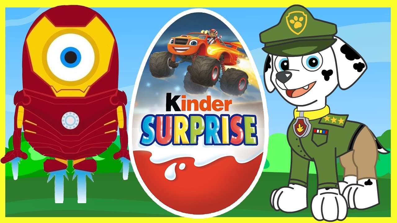 Щенячий Патруль - Солдаты - Супергерои - Миньоны - Свинка Пеппа - Вспыш и чудо-машинки - Киндер