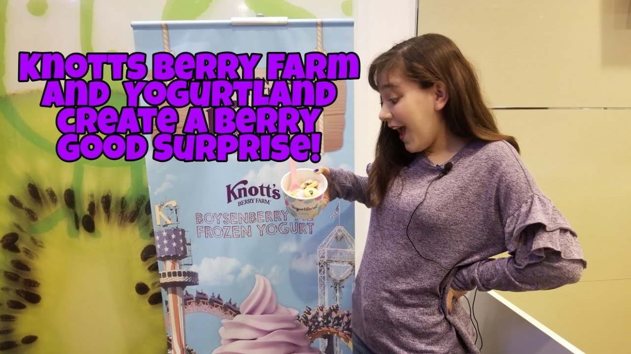 Knotts Berry Farm Boysenberry Festival and Yogurtland team up to bring a Boysen-Berry good Treat!