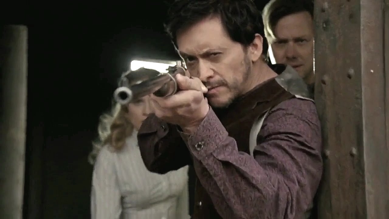 Westworld || Trompe L'Oeil || William, Dolores, and Lawrence Train ambush scene