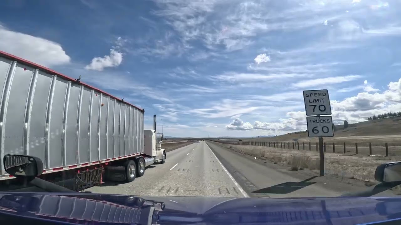 BigRigTravels | Indian John Hill Rest Area to Prosser, WA | Recorded 3/23/23