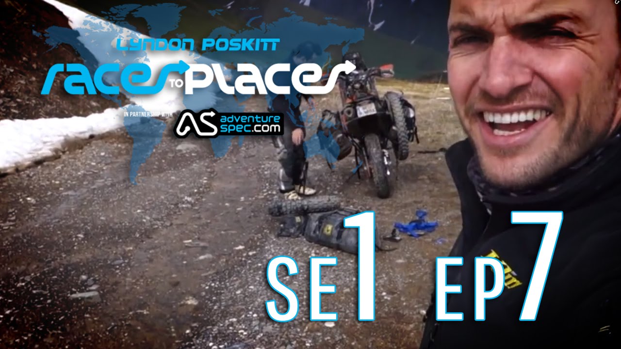 Adventure Motorcycling Documentary - RACES TO PLACES SO1 EP7 Ft. Lyndon Poskitt
