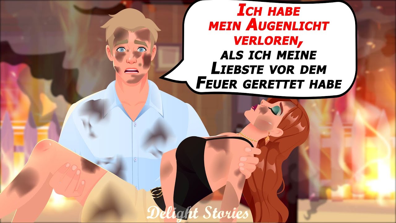 Ich habe mein Augenlicht verloren, als ich meine Liebste vor dem Feuer gerettet habe