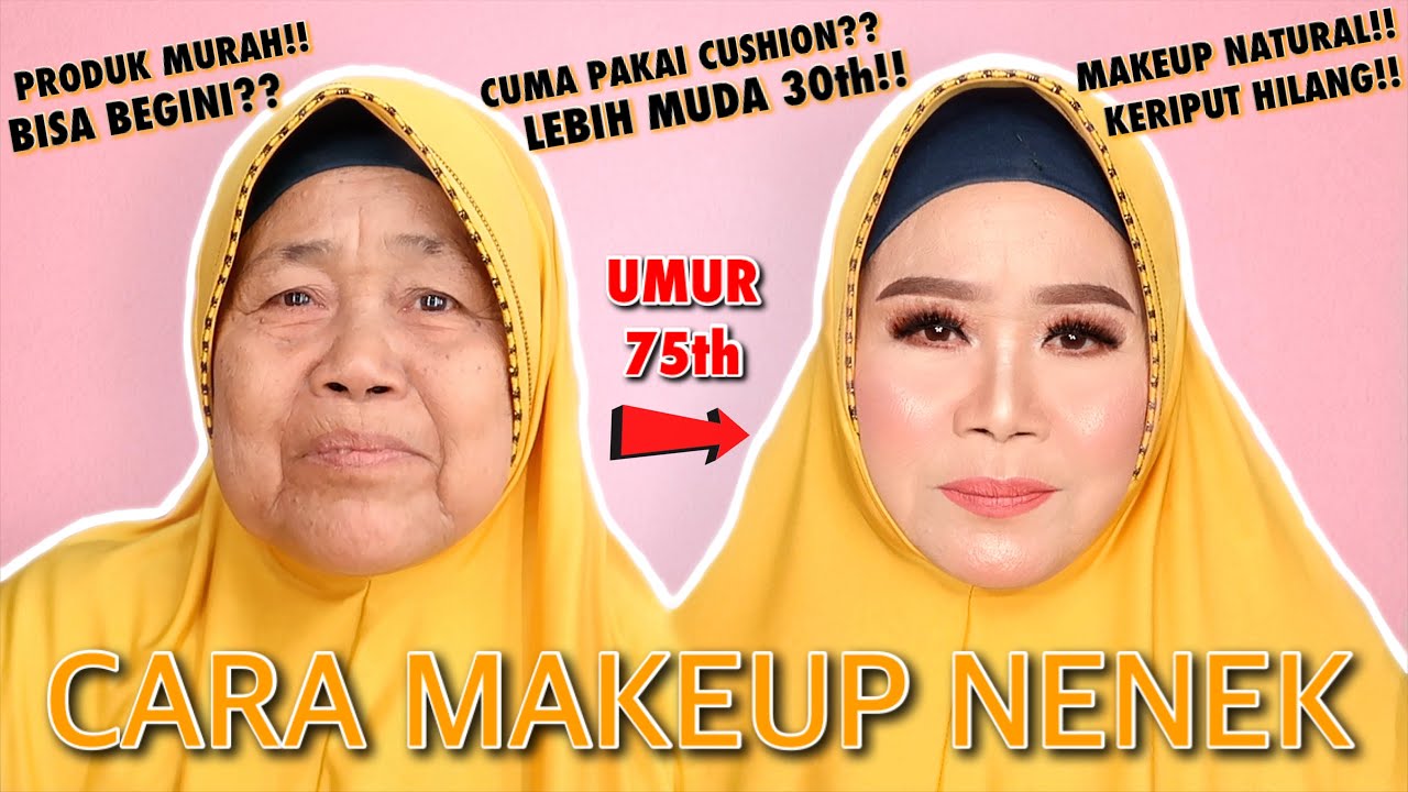 Cara Makeup Untuk Nenek USIA 70th Keatas!! MAKEUP VIRAL !! TRENDING