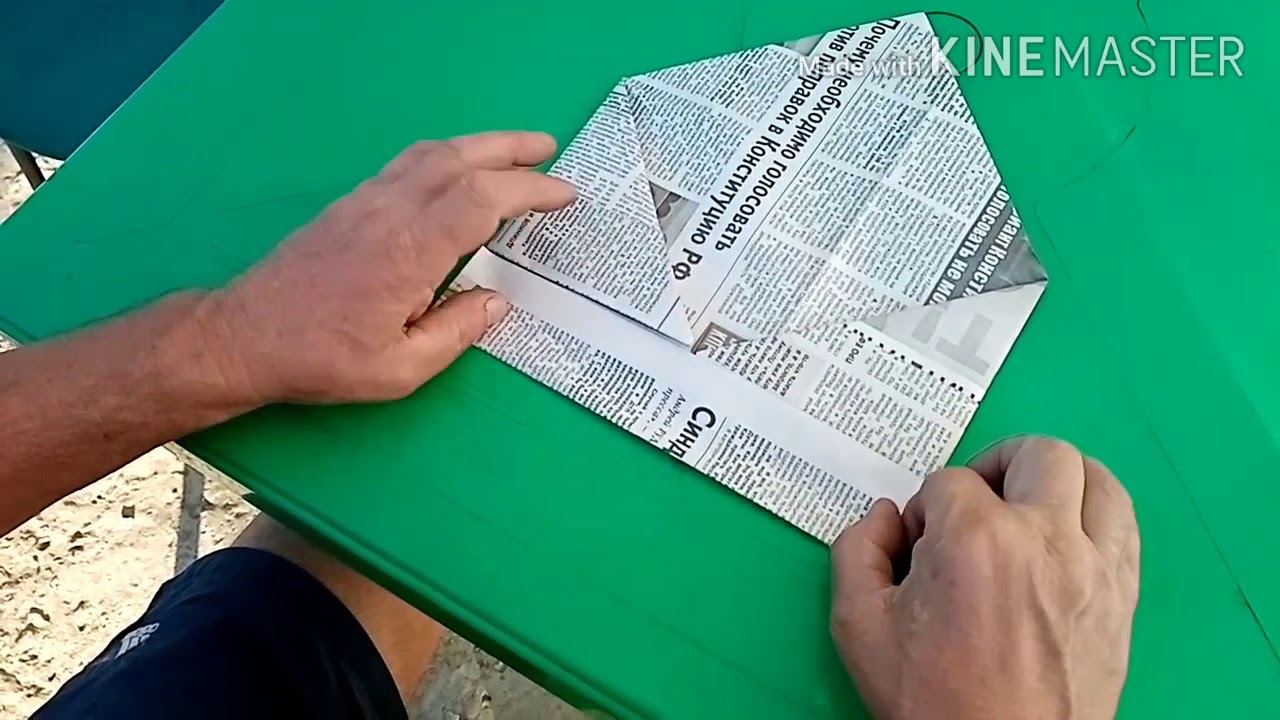 🦉Как сделать КЕПКУ из ГАЗЕТЫ.