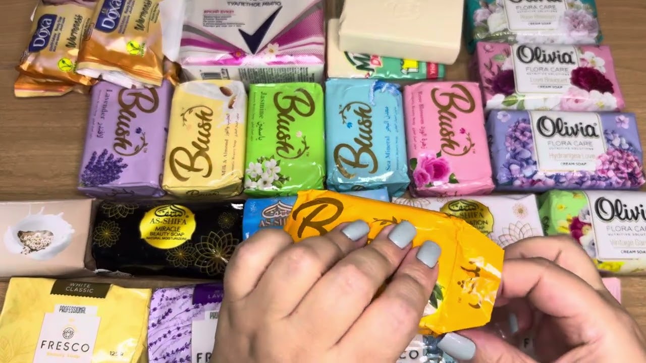 Распаковка мыла #unpackingsoap #асмрsoap 