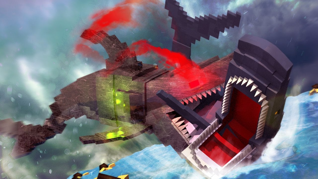 Minecraft | Jaws Movie 2 - SUMMONING JAWS TO FIGHT THE ROBOT SHARK! (Minecraft Roleplay) #3