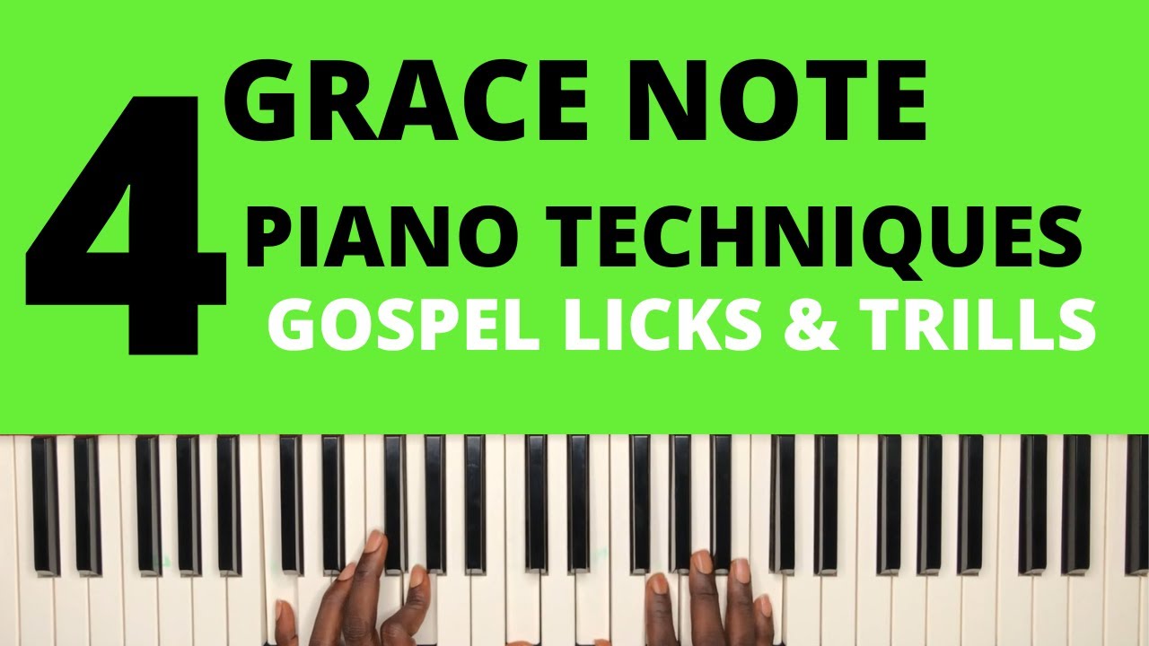 Grace Note Piano embellishment techniques // Do this to sound sweet