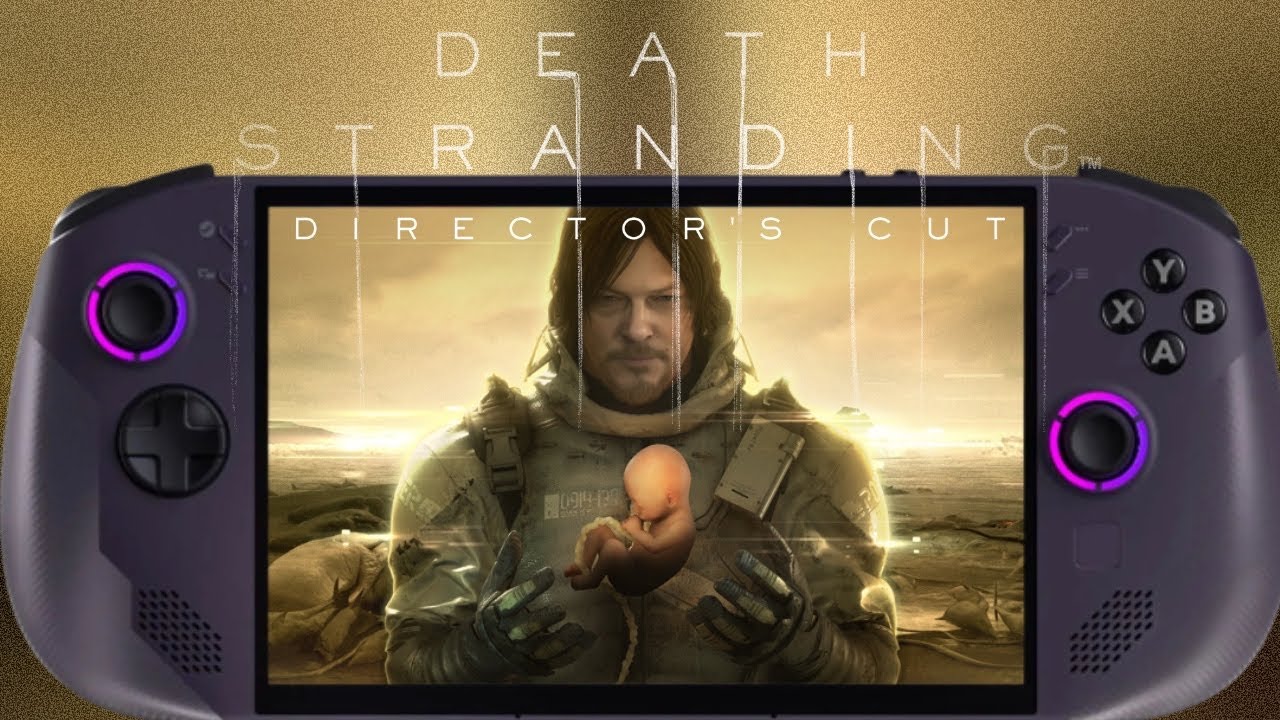Death Stranding Director's Cut  – Legion Go S Z1E (SteamOS) | 25W | 720p vs 1080p