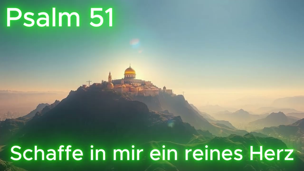 Psalm 51 Lied: Ein zerbrochenes Herz &ndash; Gottes Gnade heilt | Ber&uuml;hrende Piano-Ballade - Version 2