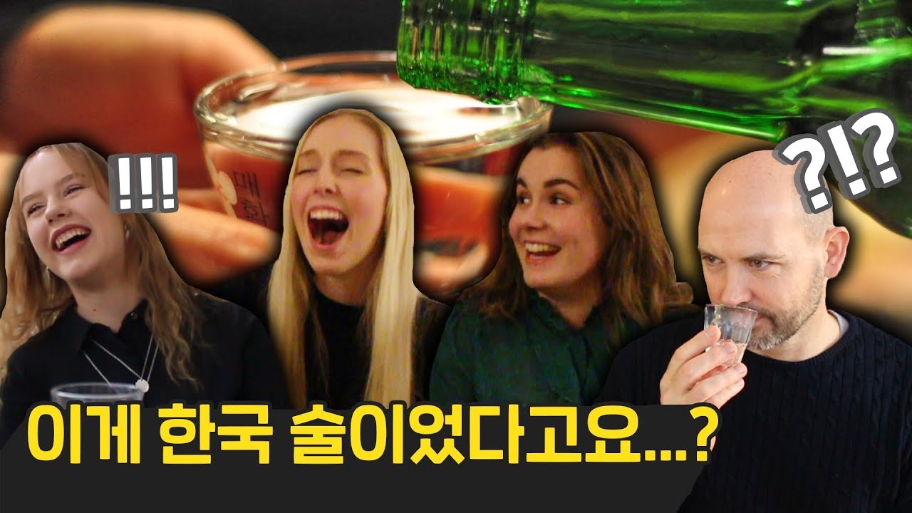 소주를 처음 마셔본 덴마크 현지 사람들의 반응?! Feat. 소맥? 대박이다... [외국인반응 | 코리안브로스]
