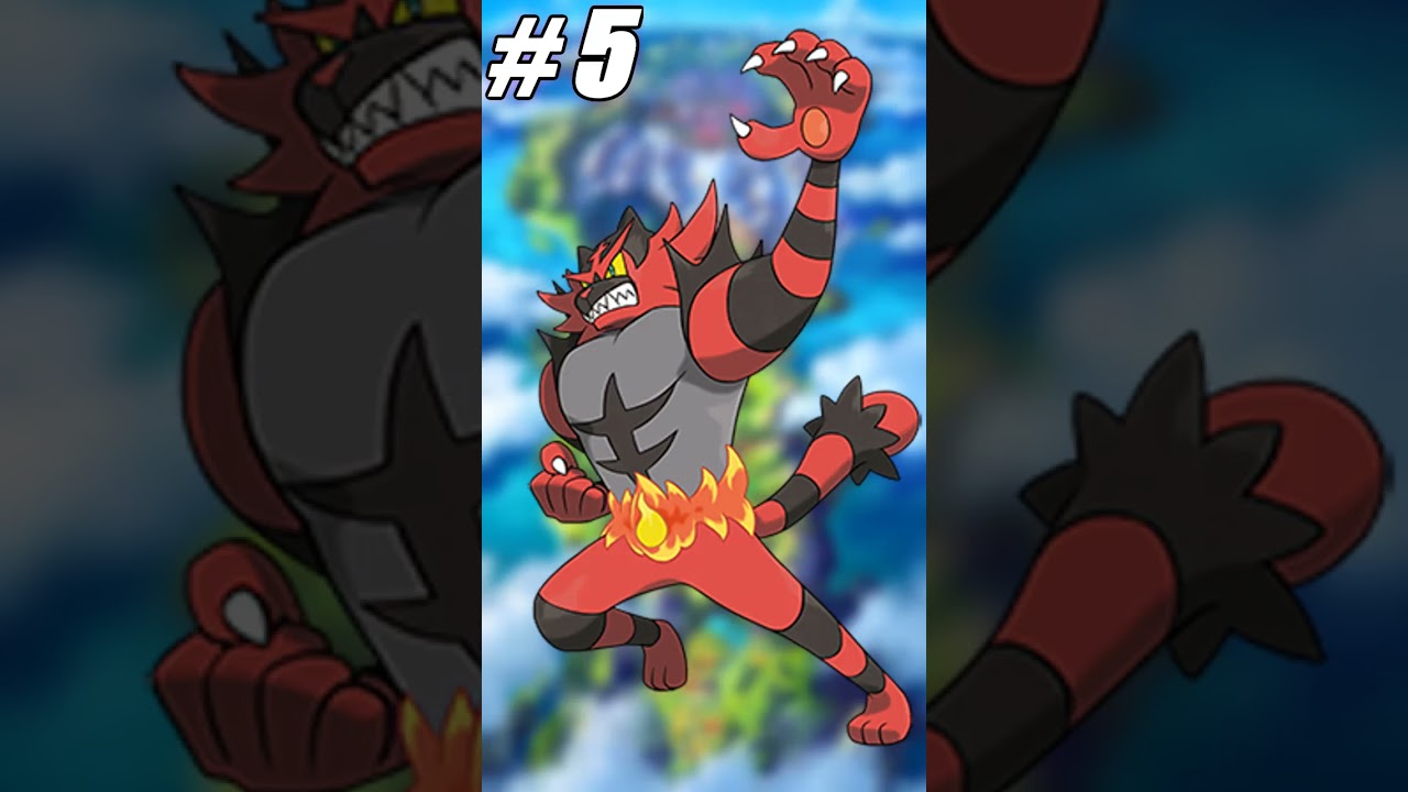 RANKING OGNISTYCH STARTER&Oacute;W POKEMON od NAJGORSZYCH do NAJLEPSZYCH #shorts