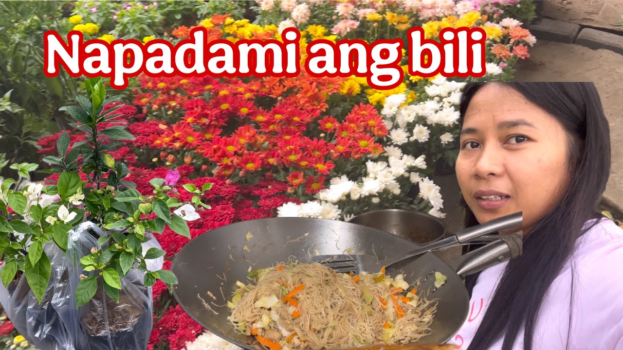 Bumili kami ng halaman + Nagluto ng pancit