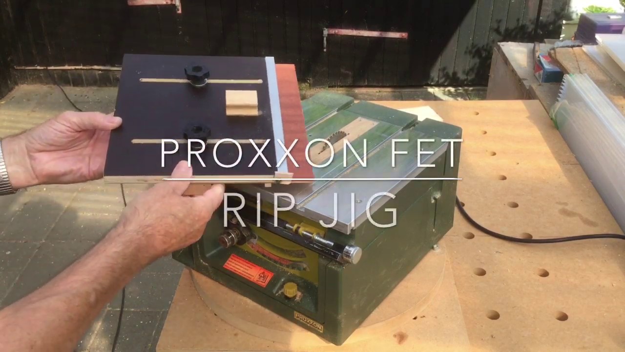 Proxxon FET rip jig SketchUp file - See description