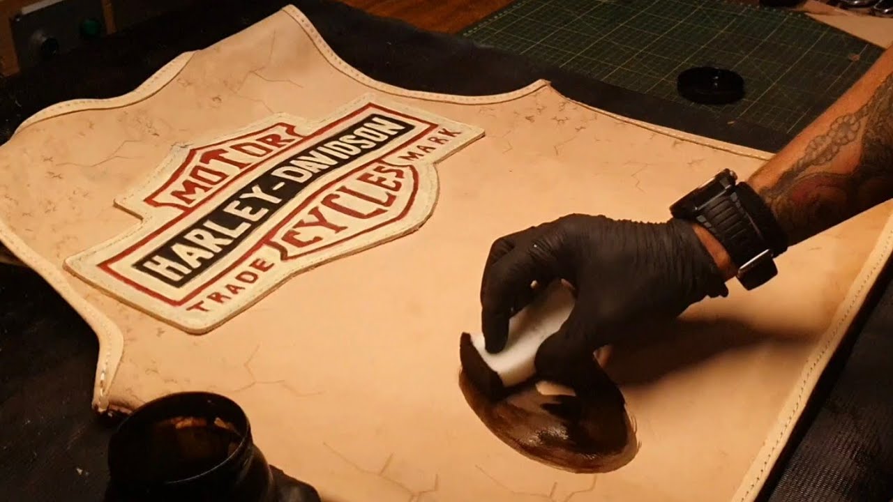 Handcrafted Harley Davidson Leather Vest – Old School Biker Build