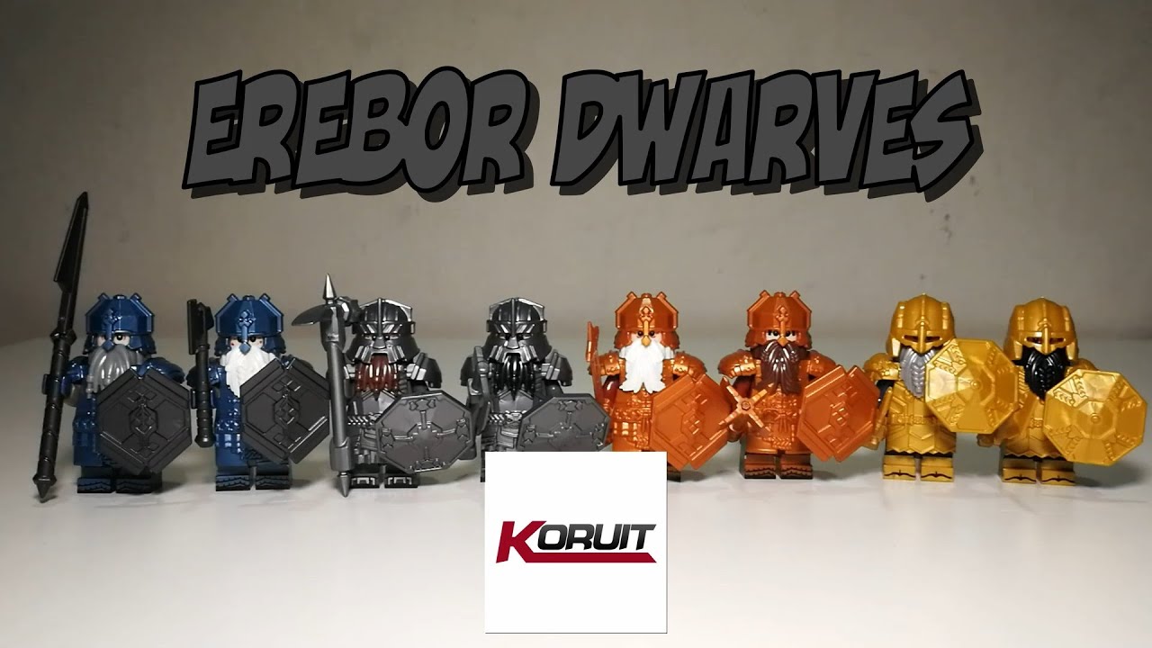 Koruit Erebor Dwarves Minifigures - KT 1054