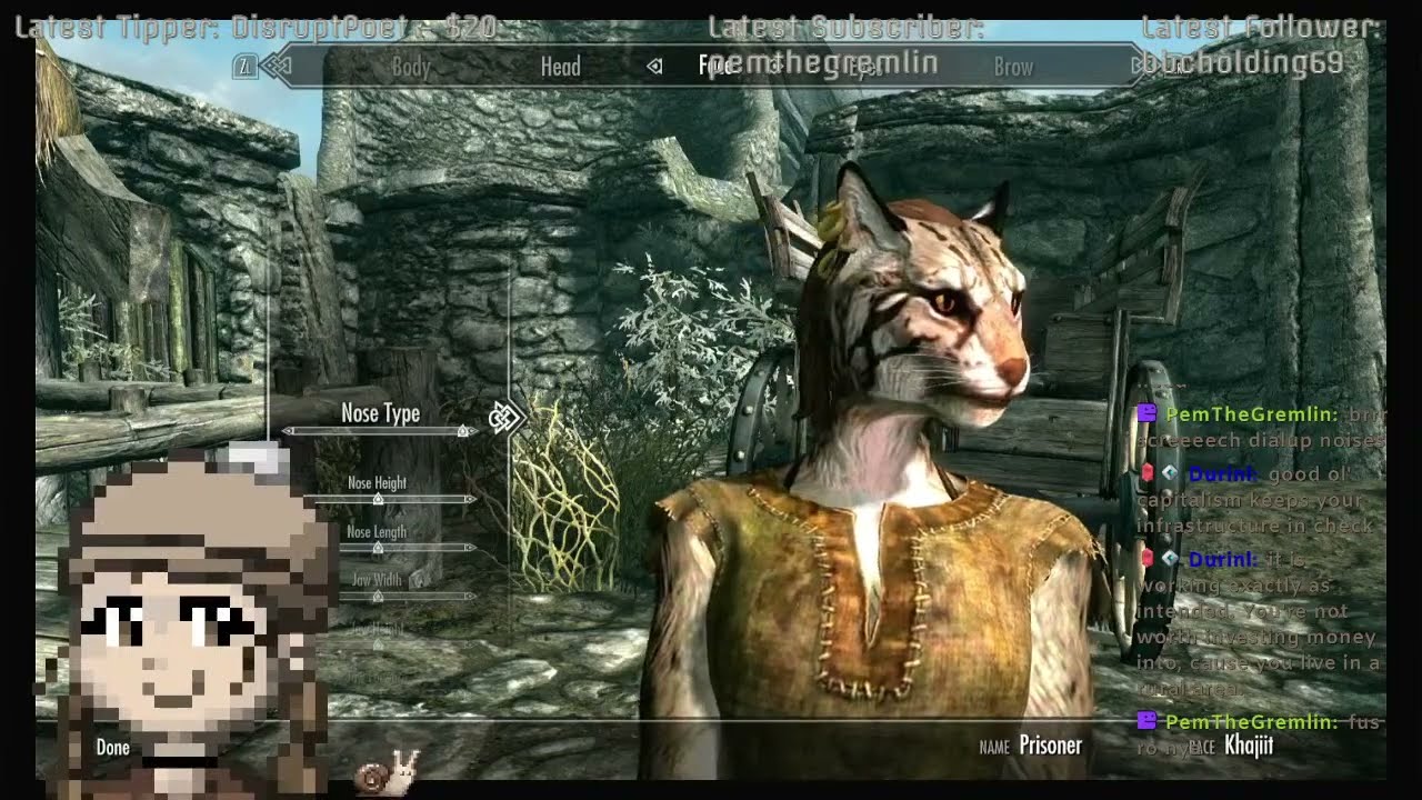 Let's play a Khajit theif!! | SKYRIM STREAM