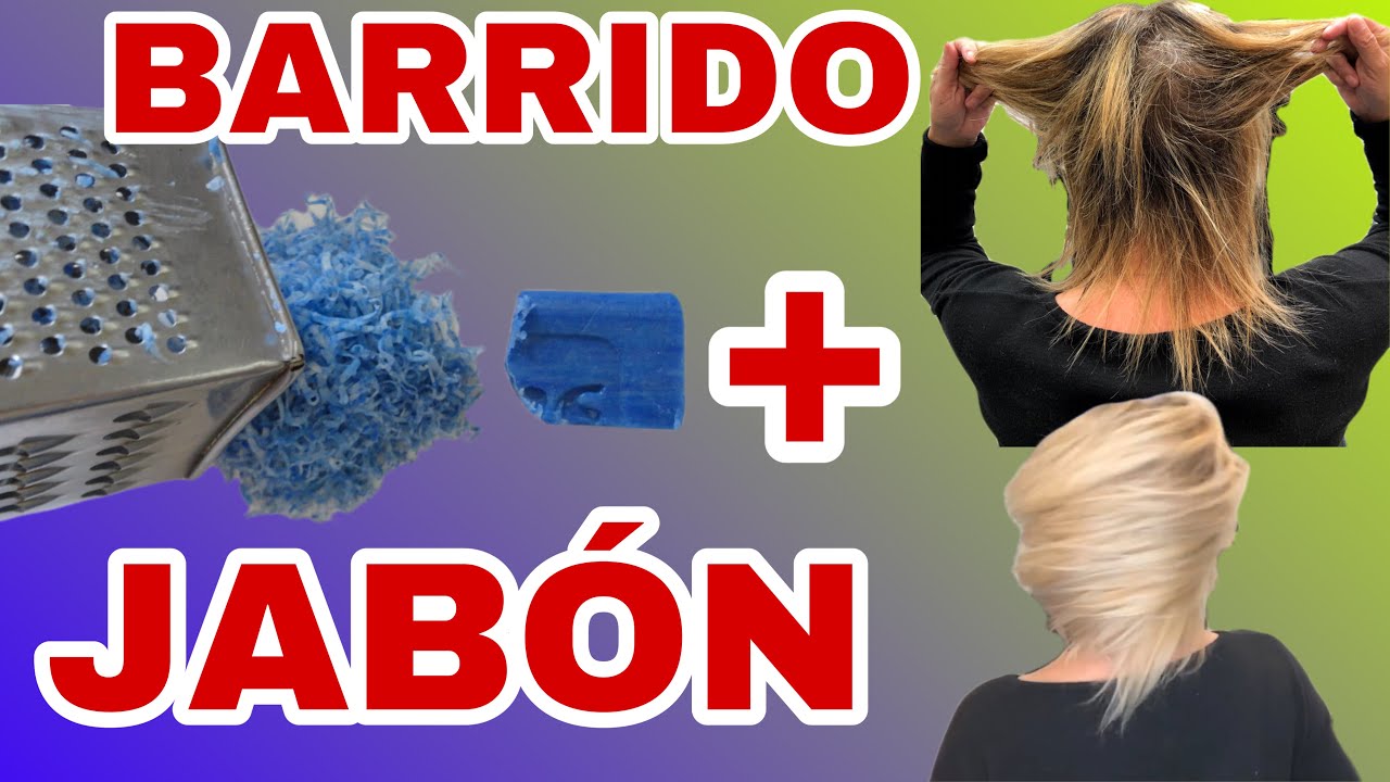 BARRIDO+JABON AZUL / #extraccion de color#Mechas babylights