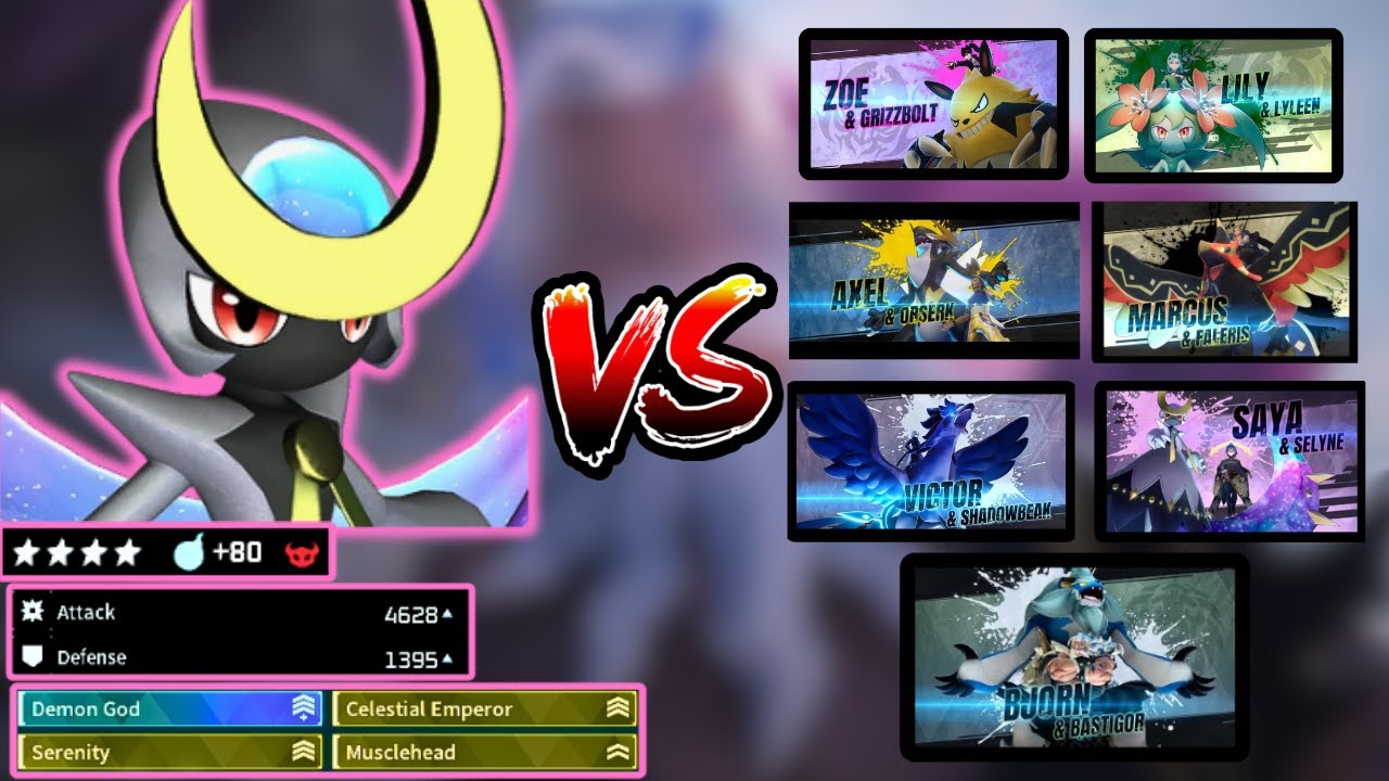 Max Upgraded Selyne Vs All Tower Bosses I PALWORLD FEYBREAK I PALWORLD