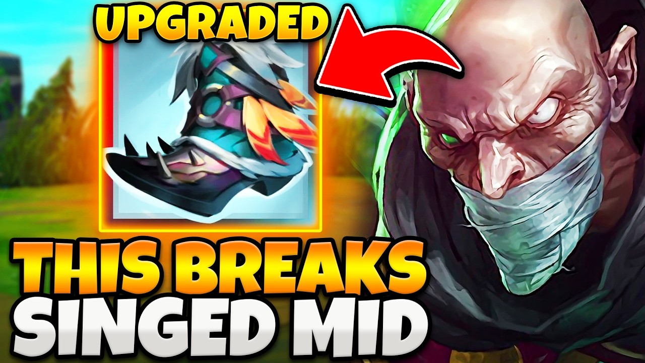 Why Singed Mid is actually BROKEN this season (TIER 4 BOOTS)