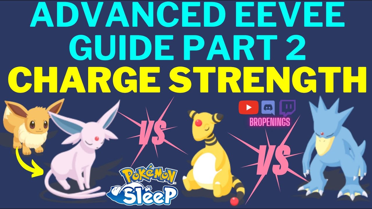 Advanced Eevee Guide Part 2 - Espeon vs. Golduck - Who Gives More Strength? #pokemonsleep