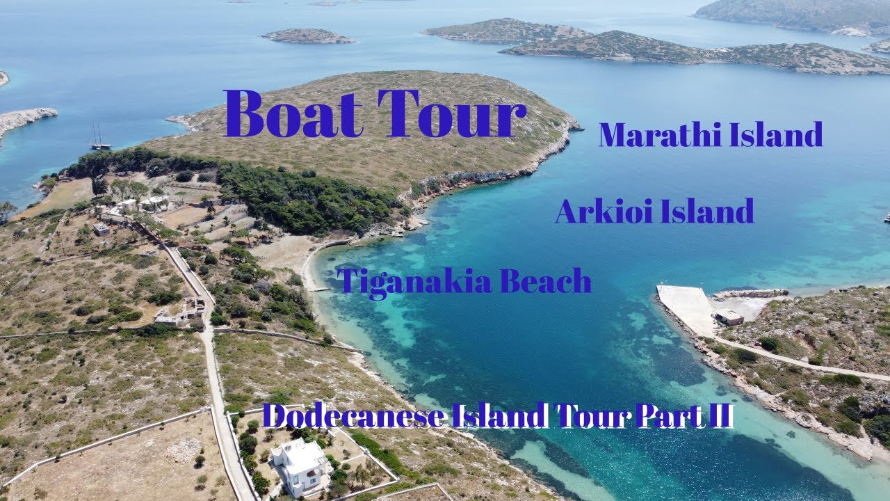 Dodecanese Island Tour 2024 - Day 7 Boat Tour to Marathi and Arkioi