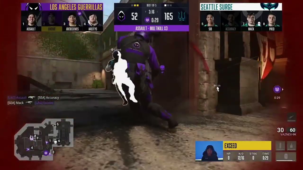 Seattle Surge Are INSANE At Hardpoint - Fortress vs LA Guerrillas!🔥GAME 4 (Pred TURNS ON Exceed🔫)