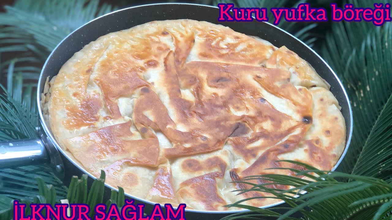 Kuru Yufka Böreği/Kuru Yufka İle Tavada Börek Yapımı💯Ev yufkası ile Tavada Nasıl Börek Yapılır👌🏼