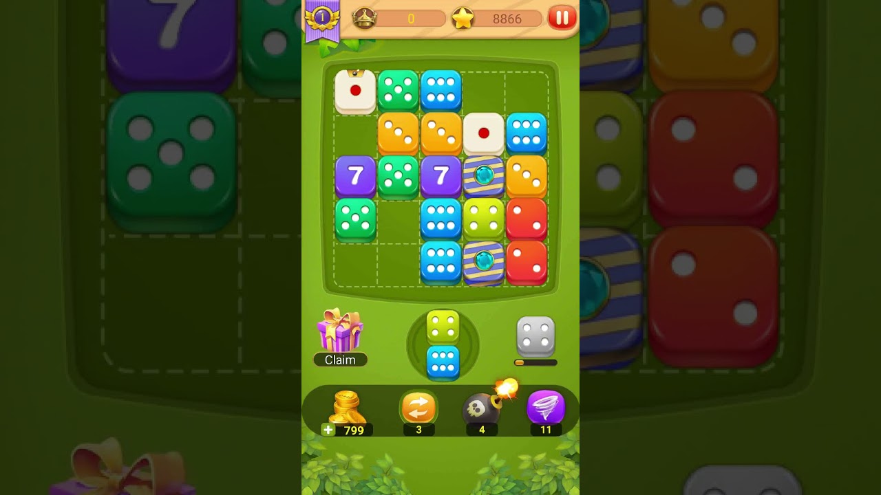 202512-Dice Pop:Merge Puzzle  #puzzlegame #dicemasters #puzzle
